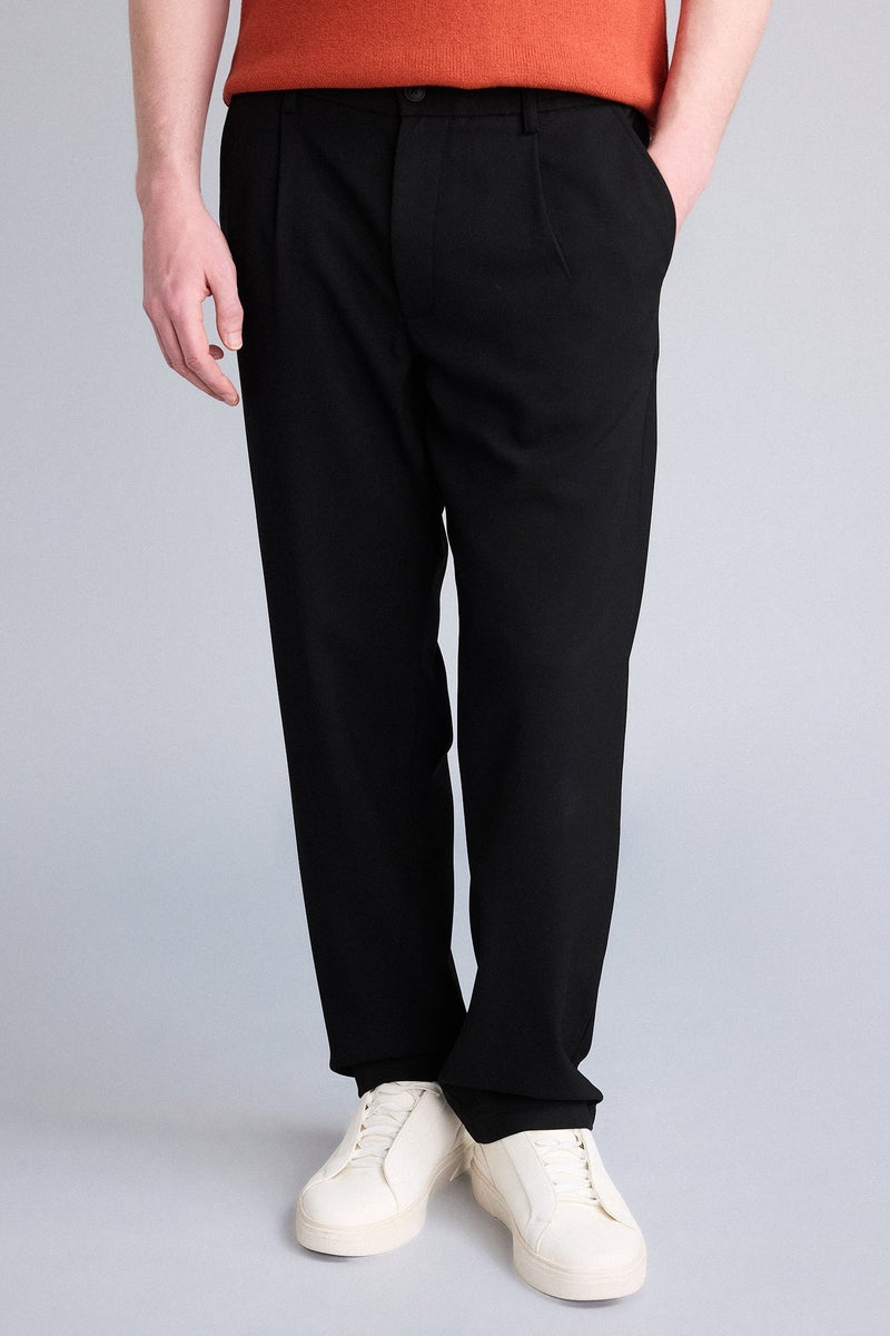 DeFacto Black Man Relax Fit Trousers Casual - Image 3