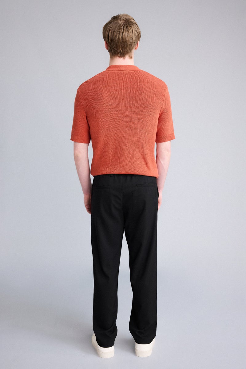 DeFacto Black Man Relax Fit Trousers Casual - Image 5