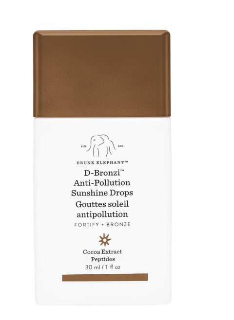D-Bronzi Anti-Pollution Sunshine Serum Drops. Replenishing Face and Body Bronzing Serum for Fine Lines and Wrinkles (30 mL / 1 Fl Oz)