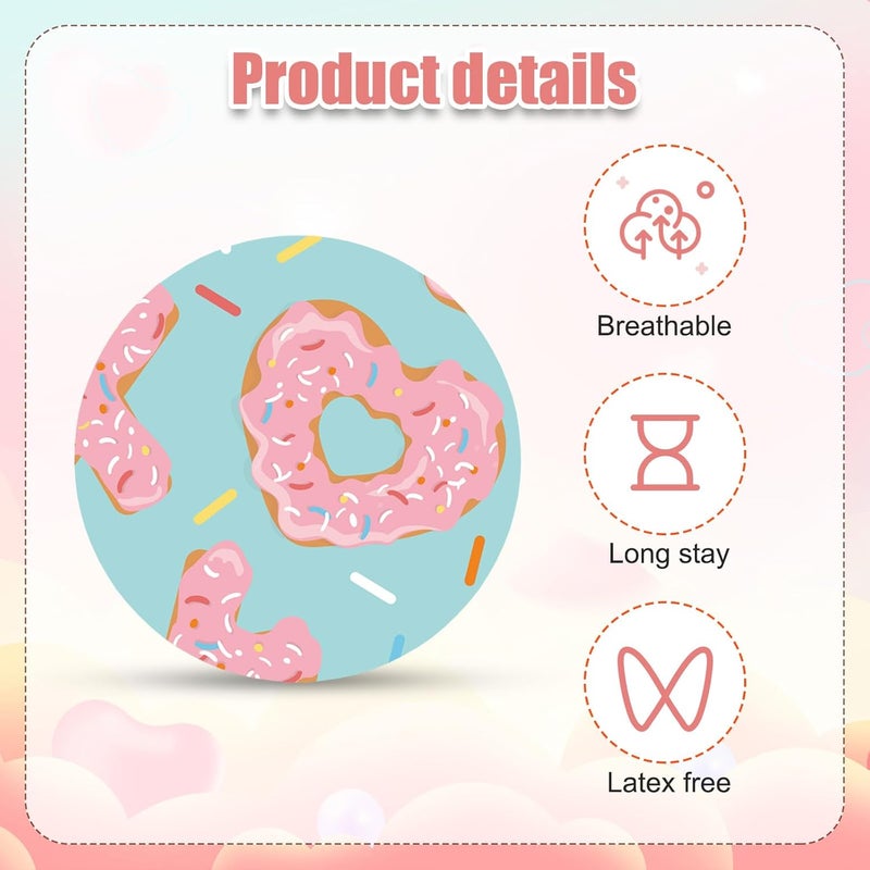 XIHIRCD 25pcs Adhesive Patches for Libre 2 or 3, Valentines Theme Sensor Patches Protector CGM Glucose Sensor Covers Waterproof & Sweatproof Overpatches Sticker Gift Compatible with Libre 3/2 - Image 4