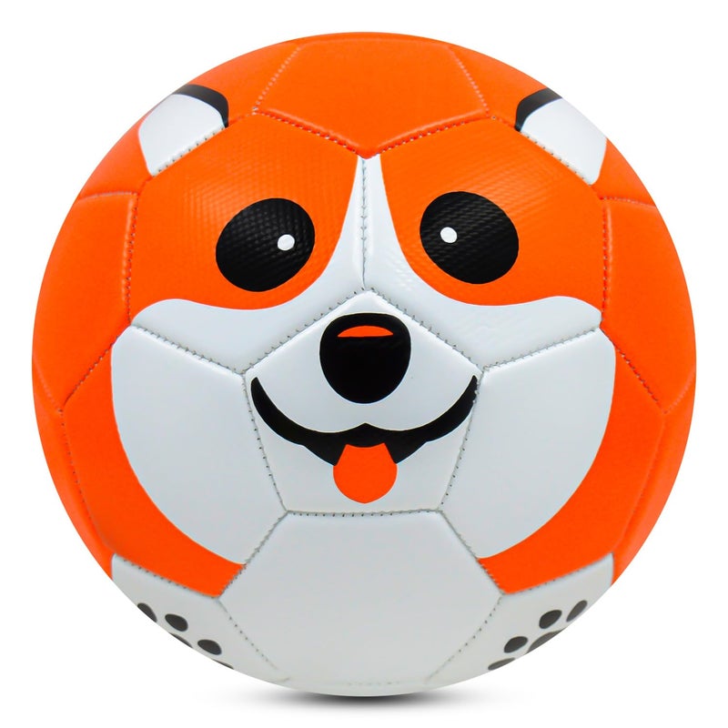 synco Kids Football | Puppy Face Design | Suitable for Kids Aged 4-8 | Soft and Durable | Toy Football for Indoors and Outdoors | BIS Approved | Soccer Ball for Kids | Size-3 - Image 1