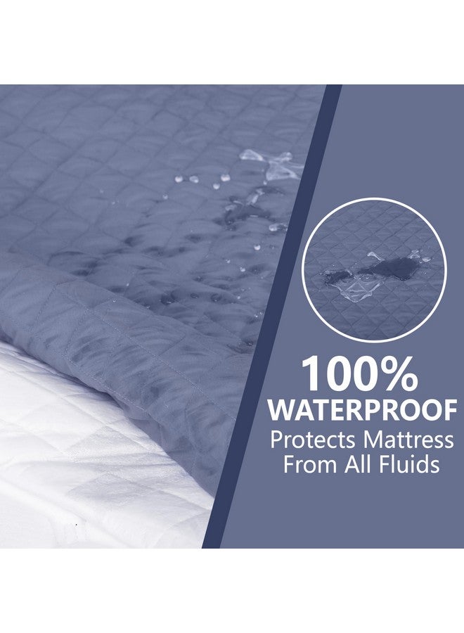 AVI AVI Ultra Soft Waterproof Quilted Fitted Mattress Protector Queen Size Breathable Hypoallergenic Noiseless Bed Protector Mattresses Cover (Queen 60x72 inch | 5x6 ft, Grey) - Image 5