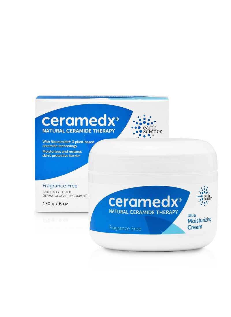 Ceramedx - Ceramedx - Ultra Moisturizing Natural Ceramide Cream Unscented for Dry, Sensitive Skin (6 oz.) - Image 1