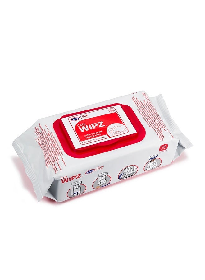 يورنكس مناديل تنظيف يورنيكس كافيه ويبز - عبوة من ١٠٠ منديل | منظف معدات القهوة وآلات الإسبريسو - Image 1