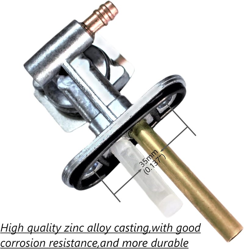 NEW DAFU Fuel Gas Tank Valve Petcock with Clamps - Image 2