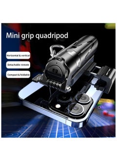 Generic Selfie Stick Tripod, Pocket Size Mini Portable Phone Tripod with Wireless Detachable Remote Control, Retractable Tripod for iPhone & Android Phone, for Travel, Live Streaming, Video Recording, Black  - Image 3