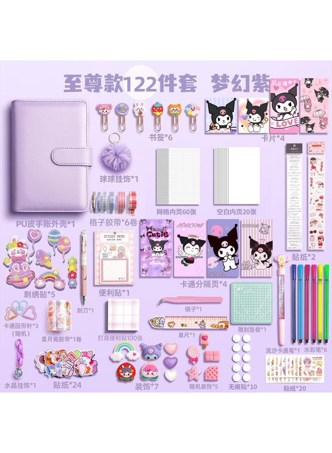 Bluejw 2024 Net Red Hand Book Suit Gift Box Girl Heart Primary School Student Gift Notebook Simple Style Girl Creativity - Image 1