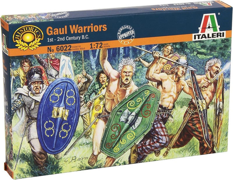 Italeri 1:72 Scale Gaul Warriors Model Kit - 1st to 2nd Century B.C. - Image 1