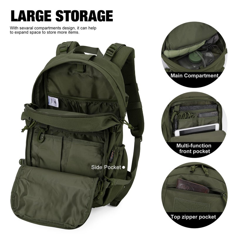 Mardingtop 25L Hiking Backpack,Lightweight Molle Tactical Backpack for Running,Hiking,Cycling,Motorcycle - Image 5