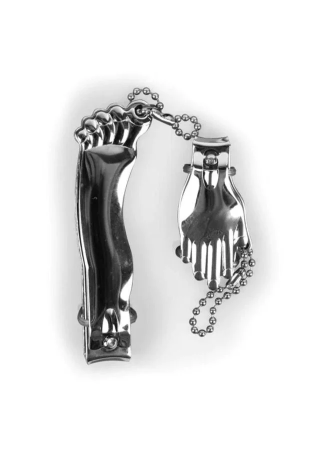 KIKKERLAND KIKKERLAND Hand And Foot Nail Clipper Combo - Silver