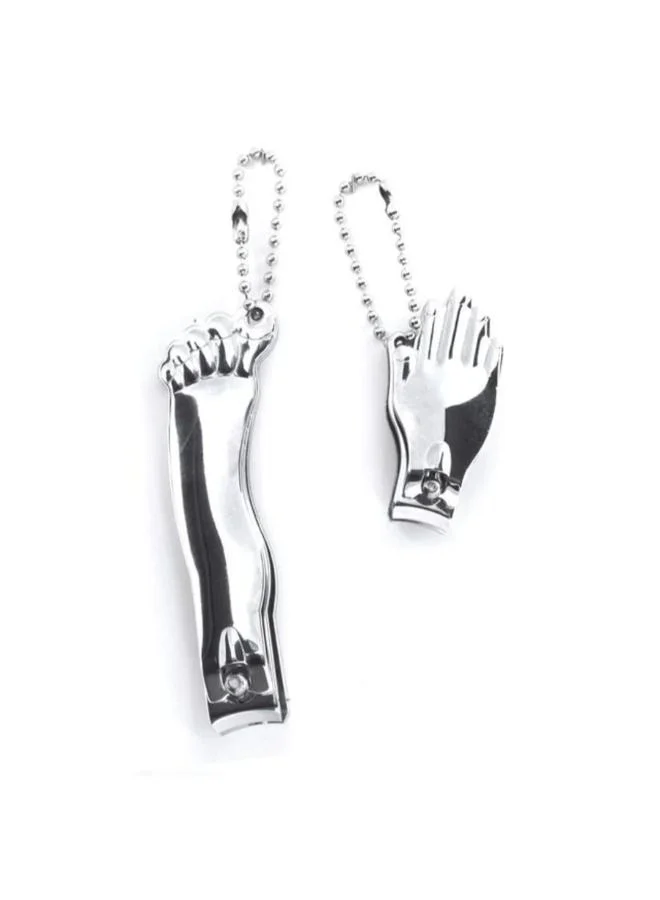 KIKKERLAND KIKKERLAND Hand And Foot Nail Clipper Combo - Silver