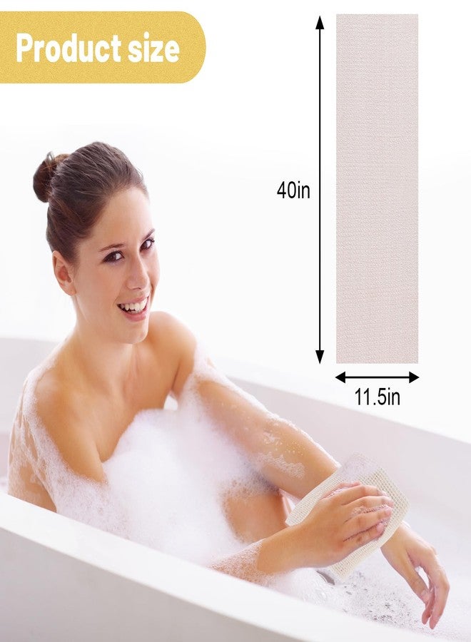 BTTEUYE Exfoliating Bath Towel, Pure Cotton Material, Sponge Loofah Body Scrubber, Japanese Exfoliating Bath Towel, Body Scrubber, Suitable for All Skin Types, Double-Sided Cleaning - Image 5