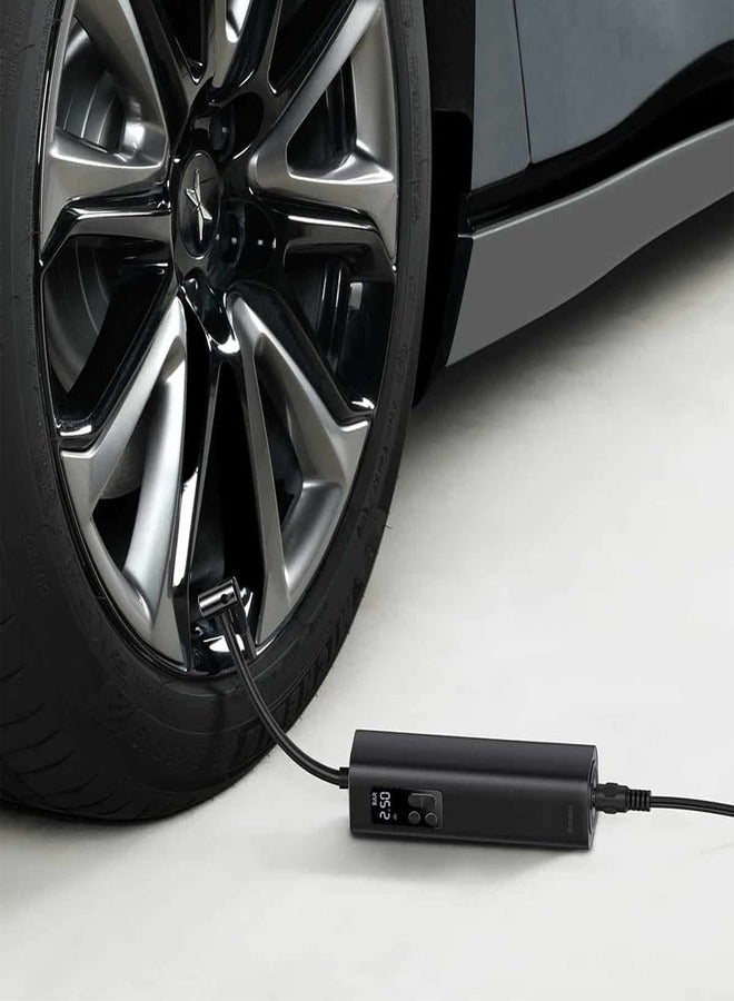 Baseus Baseus Super Mini Inflator Pump Air Compressor Portable Hand-Held Auto Tire Pump  - Image 3