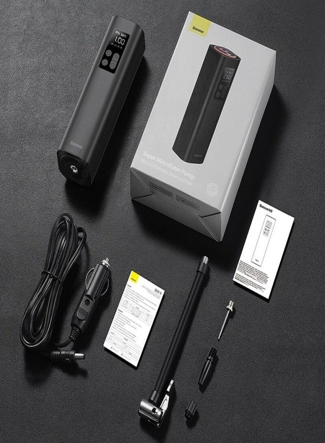 Baseus Baseus Super Mini Inflator Pump Air Compressor Portable Hand-Held Auto Tire Pump  - Image 2