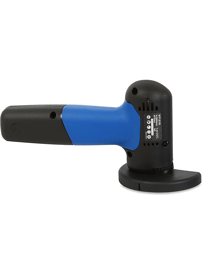 VTOOLS 7.2V Cordless Mini Angle Grinder High Speed 6000Rpm With 2000Mah Battery Compact Angle Grinder For Cutting Polishing Wood Steel And Plastic Blue Vt1215 - Image 4