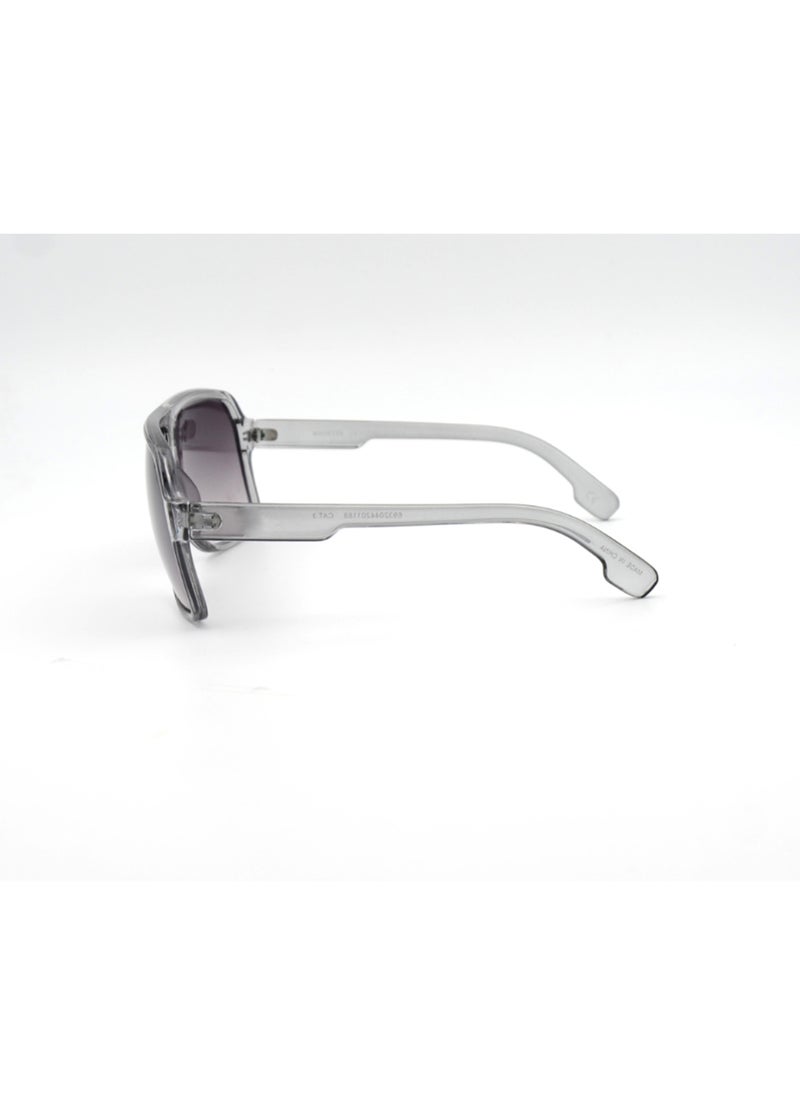MADEYES Unisex UV Protection Sunglasses EE24P182 - Crystal Grey  - Image 3
