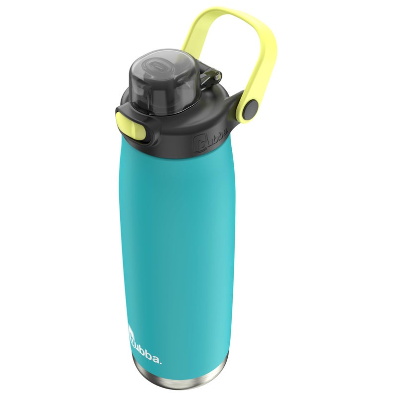 Bubba Radiant Stainless-Steel Pop-Up Straw  24oz Water Bottle  Medium  Rubberized Scuba - Image 5