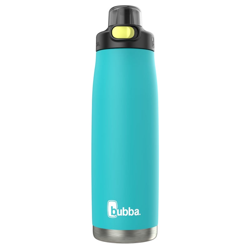 Bubba Radiant Stainless-Steel Pop-Up Straw  24oz Water Bottle  Medium  Rubberized Scuba - Image 1