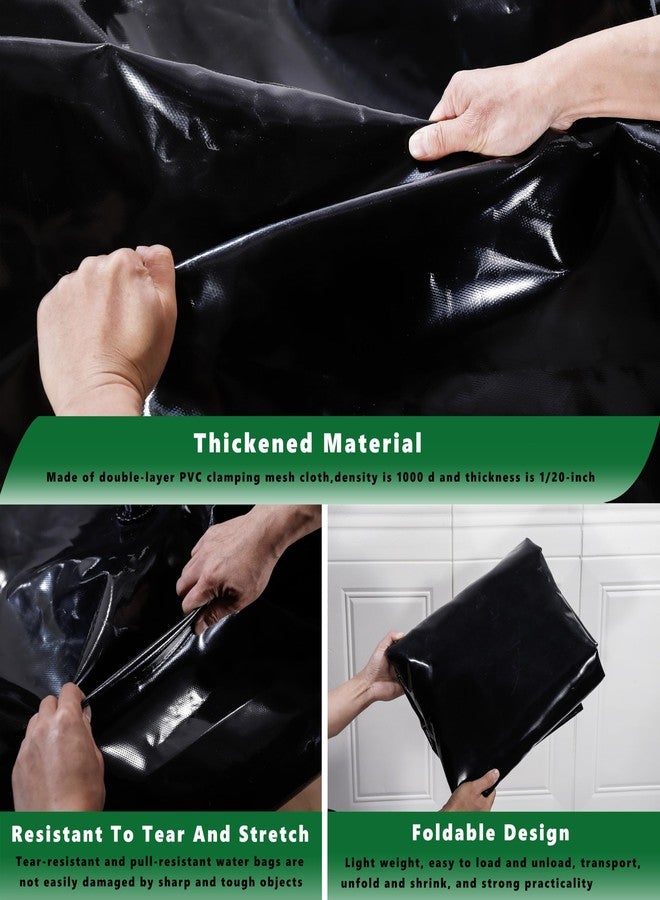 MXQMKL 113 L/30 gal Water Bladder Storage Containers, Foldable Portable Water Tank Large Capacity Soft Water Bag, Drought Resistance, Fire Prevention, Emergency Water - Image 4