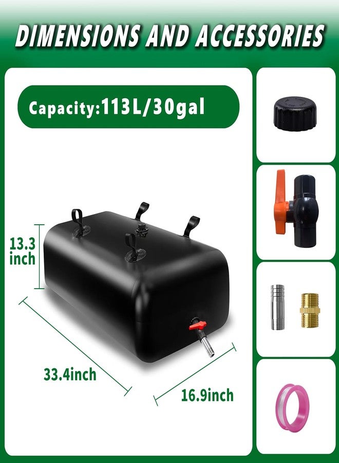 MXQMKL 113 L/30 gal Water Bladder Storage Containers, Foldable Portable Water Tank Large Capacity Soft Water Bag, Drought Resistance, Fire Prevention, Emergency Water - Image 2