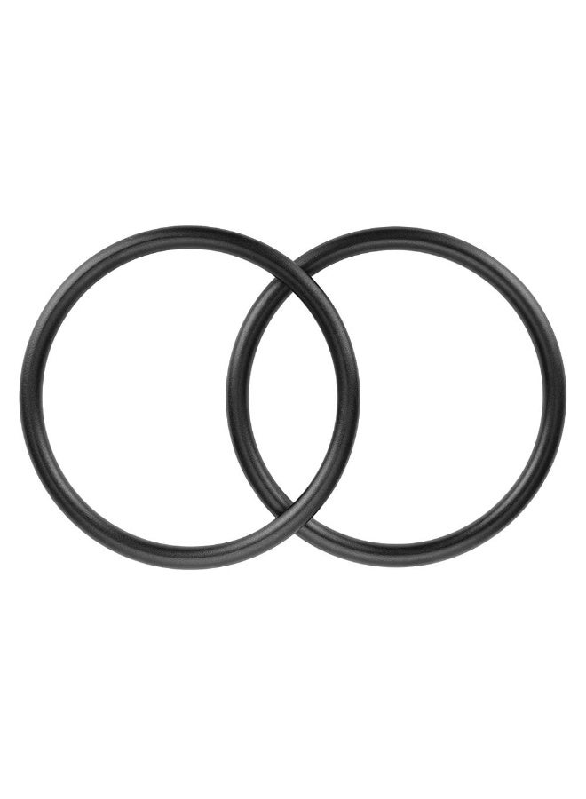 Accmor Aluminium Baby Sling Ring 3 inch Soft Wrap Carrier Rings Accessory for Infants Toddlers Newborn Kids (Black) - Image 1