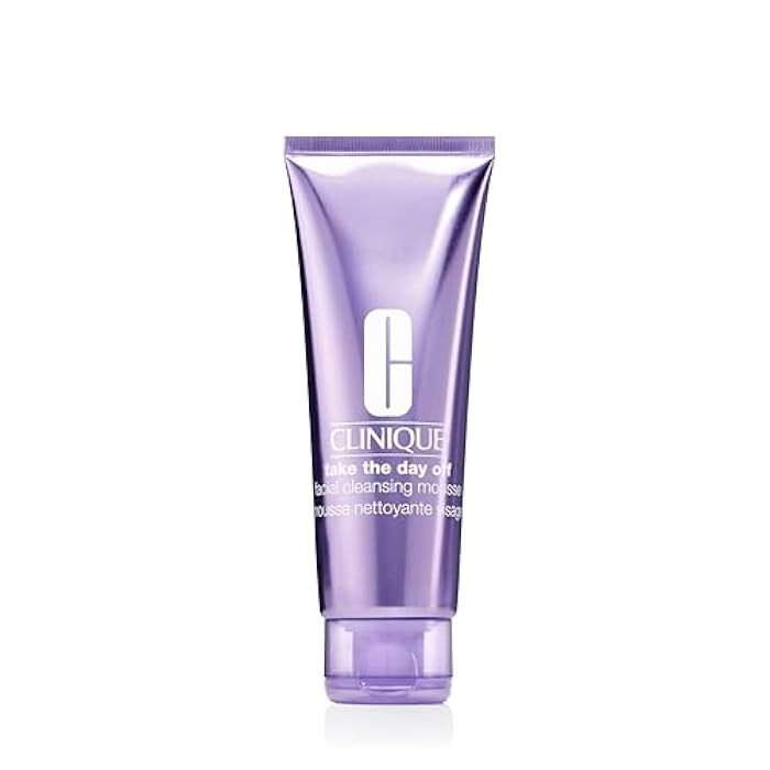 Clinique Take The Day Off Facial Cleansing Mousse With Hyaluronic Acid + Glycerin | Dissolves Makeup, Sunscreen + Pollution | For All Skin Types, 4.2 Fl Oz - Image 1