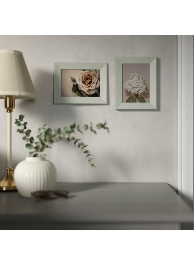 Frame, pale grey-green, 13x18 cm - Image 2