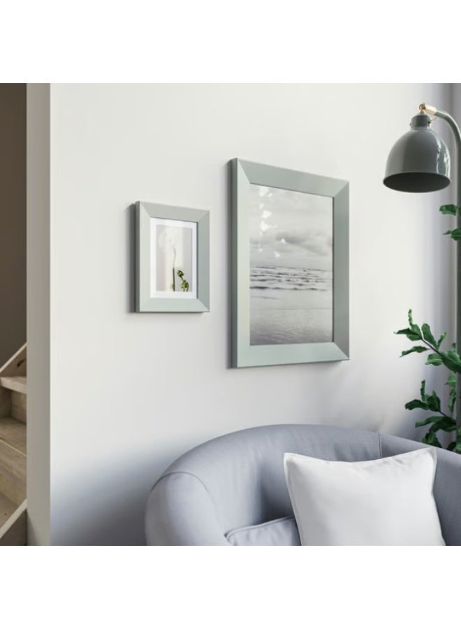 Frame, pale grey-green, 13x18 cm - Image 3