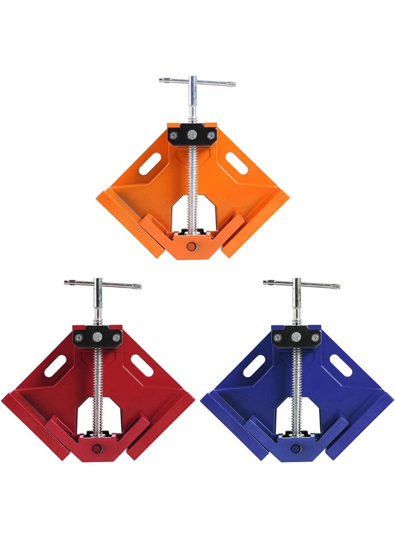 GGOOT 90 Right Angle Clamp Single Handle Aluminium Photo Frame Corner Clamp Carpenter Woodworking Clip Hardware Tool-Australia,Blue  - Image 5