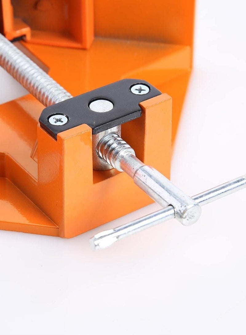 GGOOT 90 Right Angle Clamp Single Handle Aluminium Photo Frame Corner Clamp Carpenter Woodworking Clip Hardware Tool-Australia,Blue  - Image 4