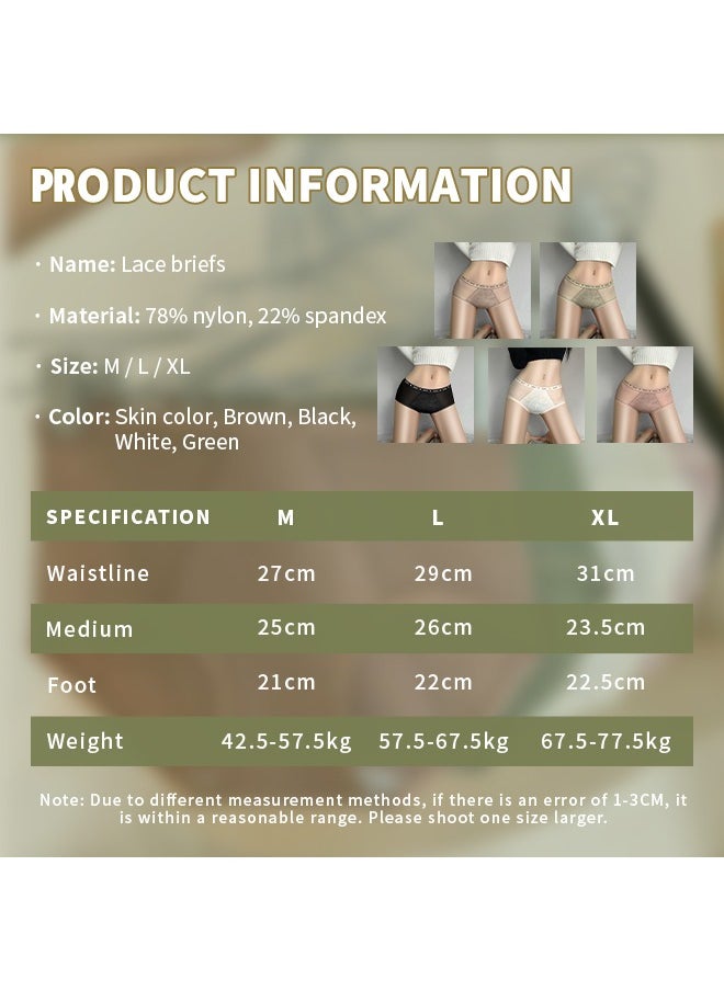 Generic - Seamless Romantic Women's Underwear – High-Waist, Antibacterial, Sweat-Absorbing, Breathable, No Show Hip-Hugging Panties - Image 1