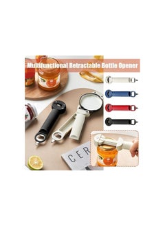 Generic Seinohome Jar Opener - Seinohome Multifunctional Retractable Bottle Opener, Adjustable Multifunctional Can Opener Jar Lid Gripper, Multifunctional Bottle and Can Opener Jar Lid Gripper (White)  - Image 3