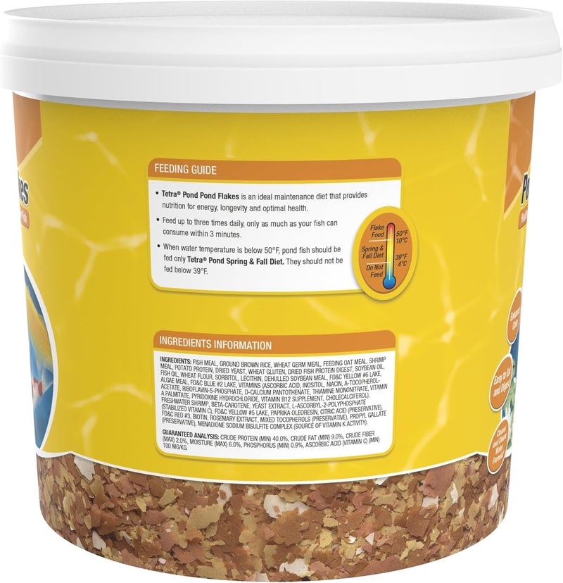 Tetra Pond Flakes Complete Nutrition for Smaller Pond Fish, Goldfish and Koi Fish, 2.2 Pounds - Image 3