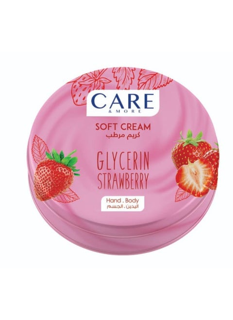 Soft Cream Glycerin & Strawberry 125ml
