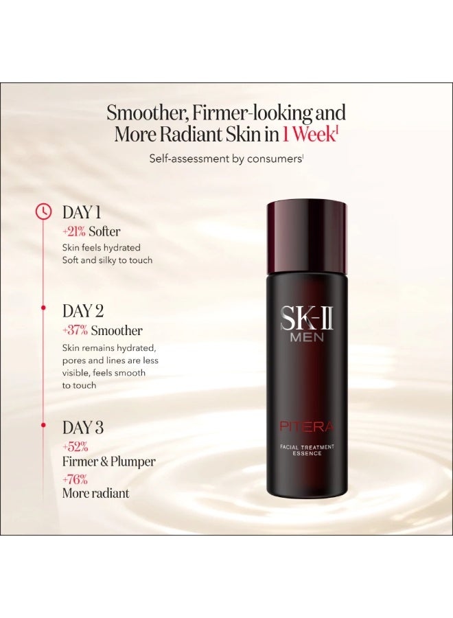 SK-II Men Facial Treatment Essence 75ml – PITERA™ Facial Essence for Men, Hydrating & Revitalizing Skincare for Smooth, Firm, Radiant & Youthful-Looking Skin - Image 2