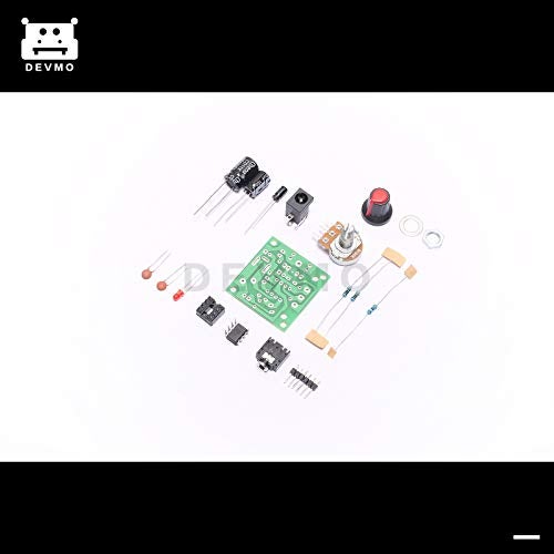 DEVMO LM386 Super Mini Audio Amplifier DIY Kit Board 35x37mm 3-12V - Unsoldered - Image 2