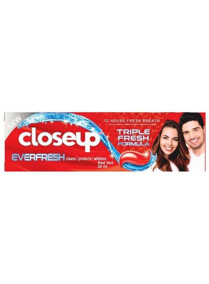 Closeup Close Up Ever Fresh Toothpaste Red Hot 25 ml