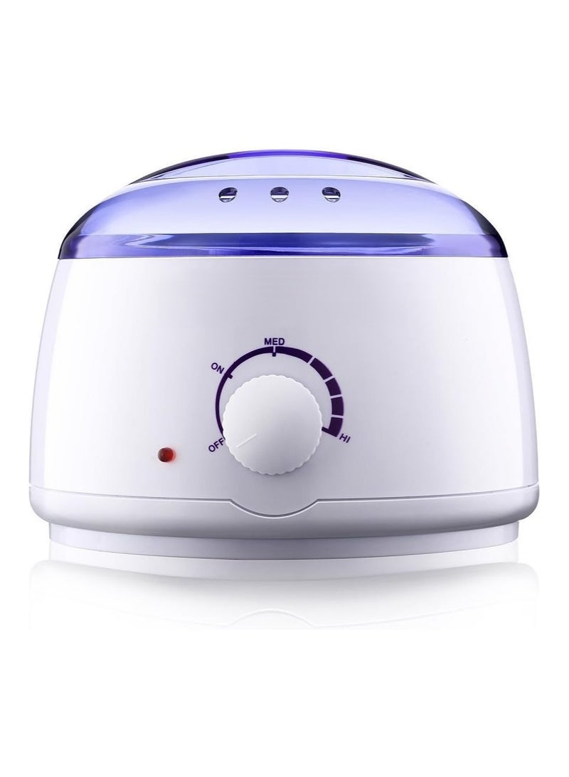 3 in 1 Hair Removal Kit - Wax Heater Warmer Machine with Hard Wax Beans & Spatula Sticks – Waxing for Full Body, Face, Arms & Legs - Image 2