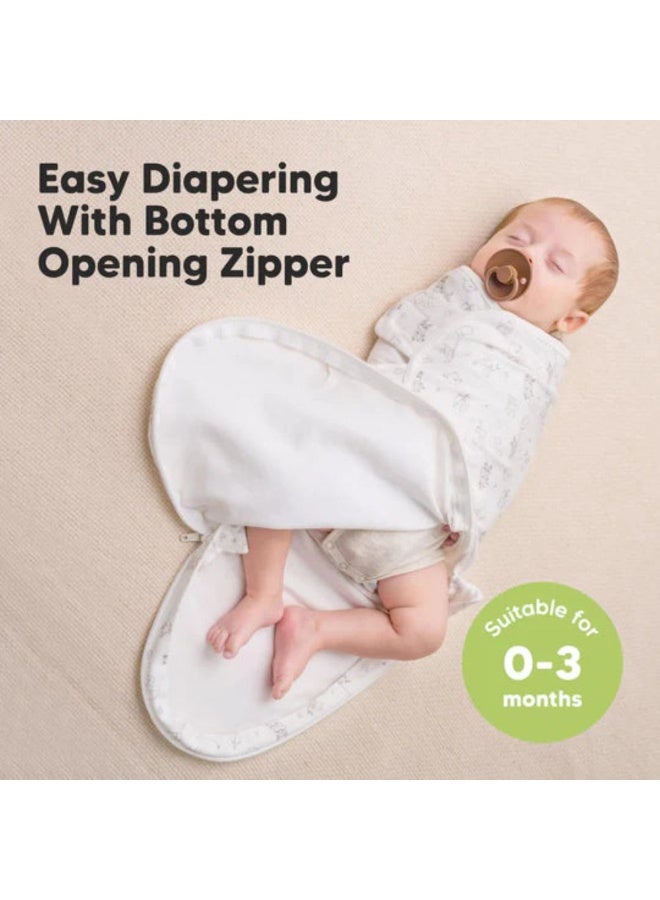 KeaBabies حزمة 3 قطع من غلاف سوت زيبى للأطفال 0-3 أشهر (أسباير) - Image 4