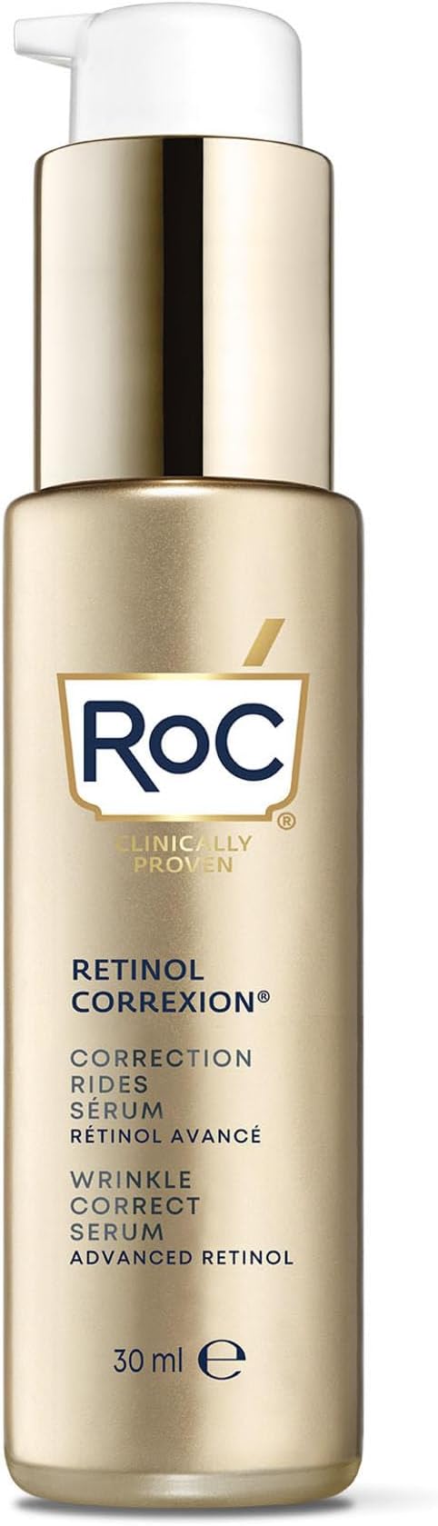 RoC RoC Retinol Correxion Wrinkle Correct Face Serum Daily AntiWrinkle Aging Treatment Visible Wrinkle Reduction Formula Pure RoC Retinol with Ascorbic Acid 30 ml  - Image 2