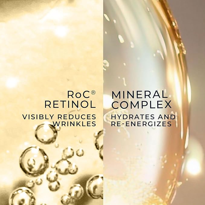 RoC RoC Retinol Correxion Wrinkle Correct Face Serum Daily AntiWrinkle Aging Treatment Visible Wrinkle Reduction Formula Pure RoC Retinol with Ascorbic Acid 30 ml  - Image 5