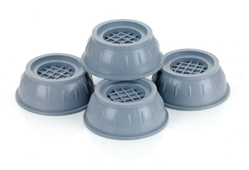 Contact CONTACT Anti Vibration Pads for Washing Machine Washing Machine Feet Pads Shock Absorber Noise Cancelling Washer Support, Washing Machine Anti Vibration Pad Heightening Pads with Suction Cup (4 pcs)  - Image 2