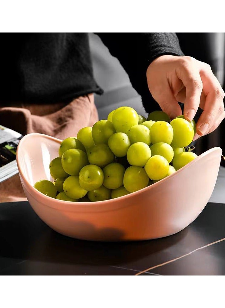 طقم أطباق بتصميم وردة – 5 قطع أنيقة لتقديم الحلويات والمقبلات El - Image 3