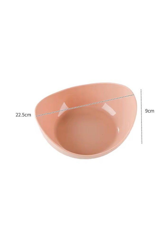 طقم أطباق بتصميم وردة – 5 قطع أنيقة لتقديم الحلويات والمقبلات El - Image 5