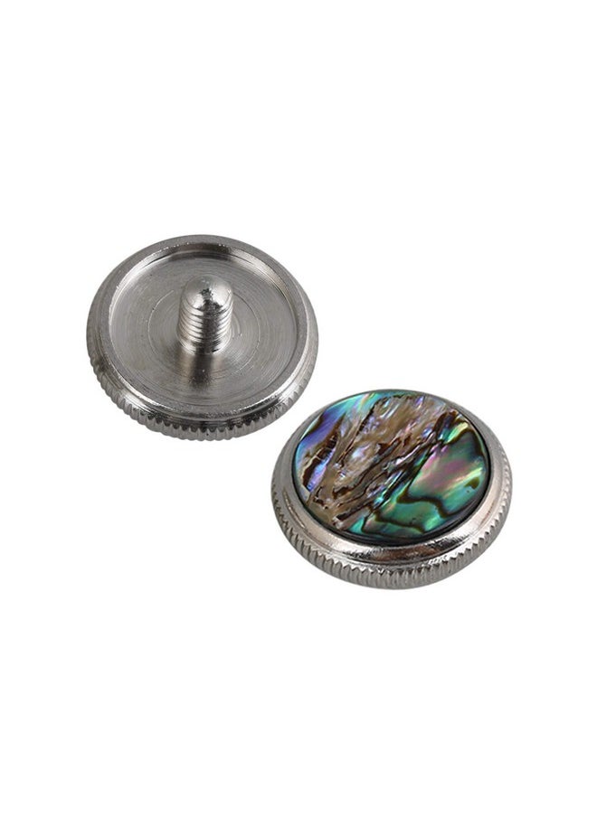 Mxfans Mxfans 3pcs Abalone Shell Finger Key Buttons Colorful for Trumpet Replacement  - Image 2