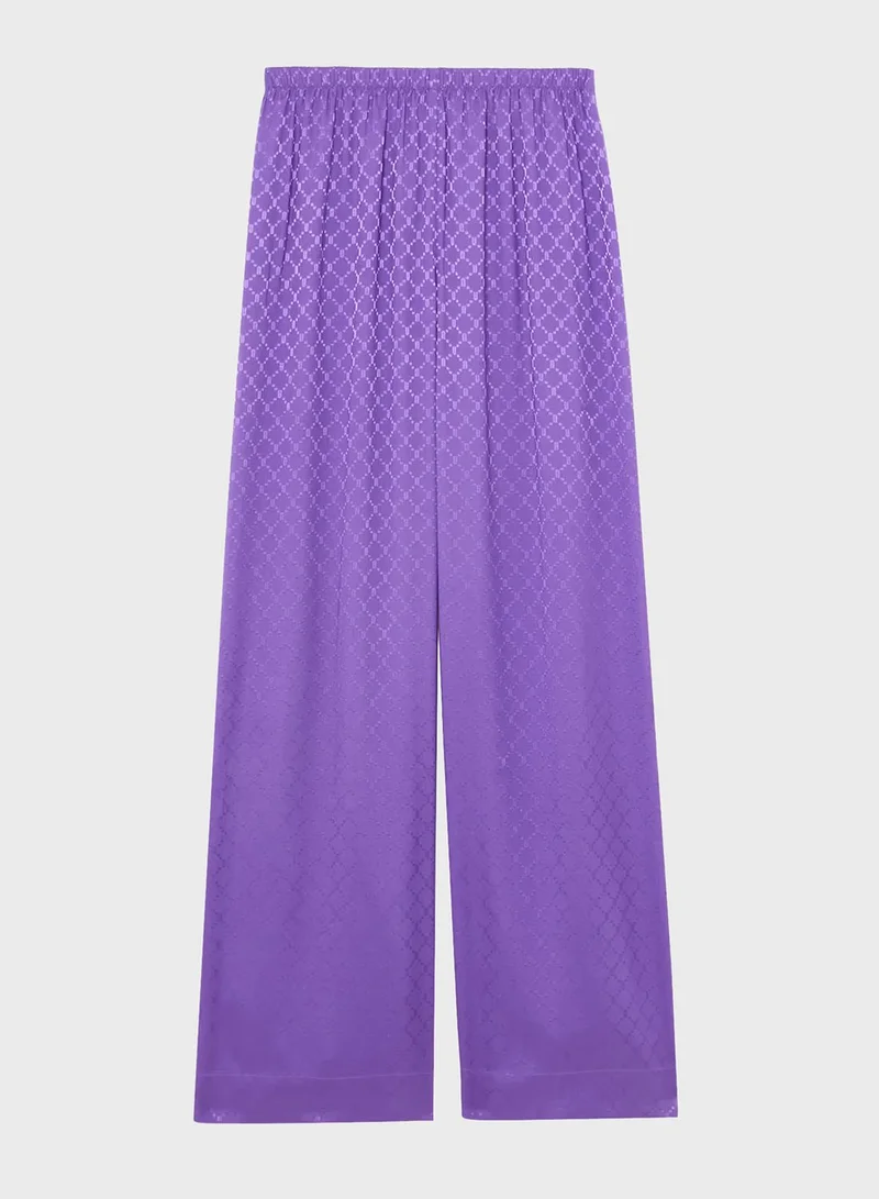 UNDIZ Textured Detail Pyjama Pants