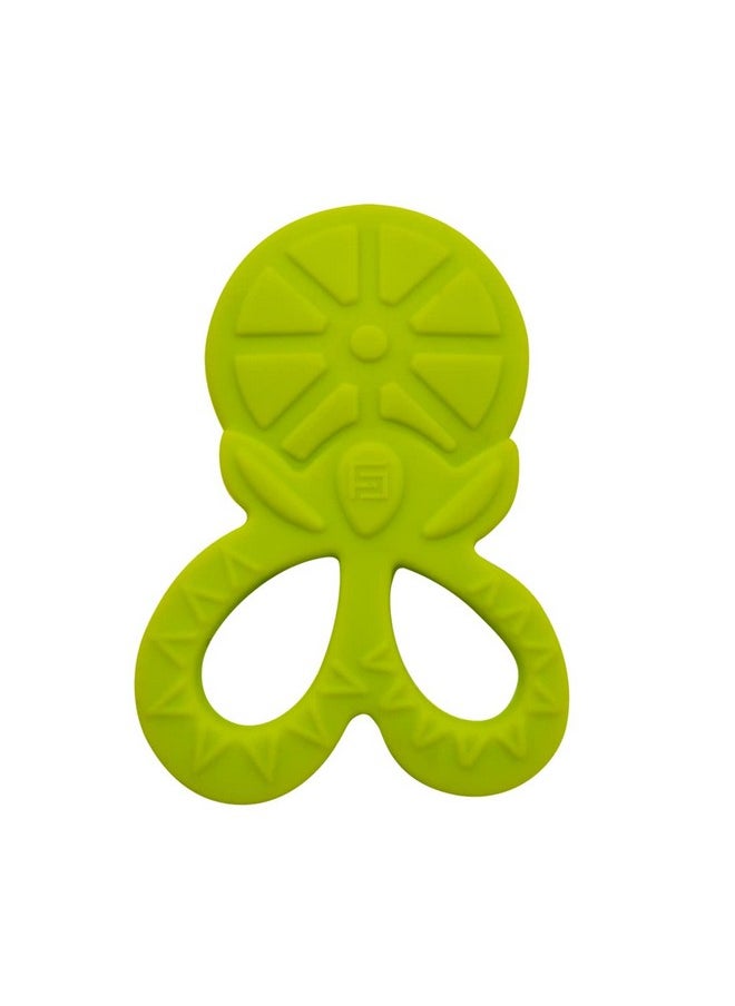 BuddsBuddy 100% Bpa Free Soft Silicone Baby Teether For 3 To 6 Babies (Tylo, Green)  - Image 1