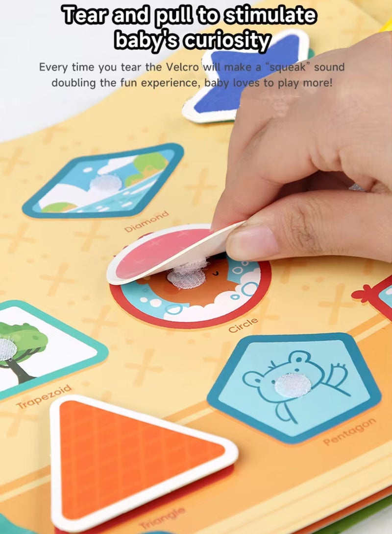 Early Children Educational Book for Children, Stickers Board, Animal & Numbers Matching, Verbal Awareness and Mastery of Words for Their General Knowledge, Preschool Educational Toy for Boys and Girls 1-5 Years - Image 5