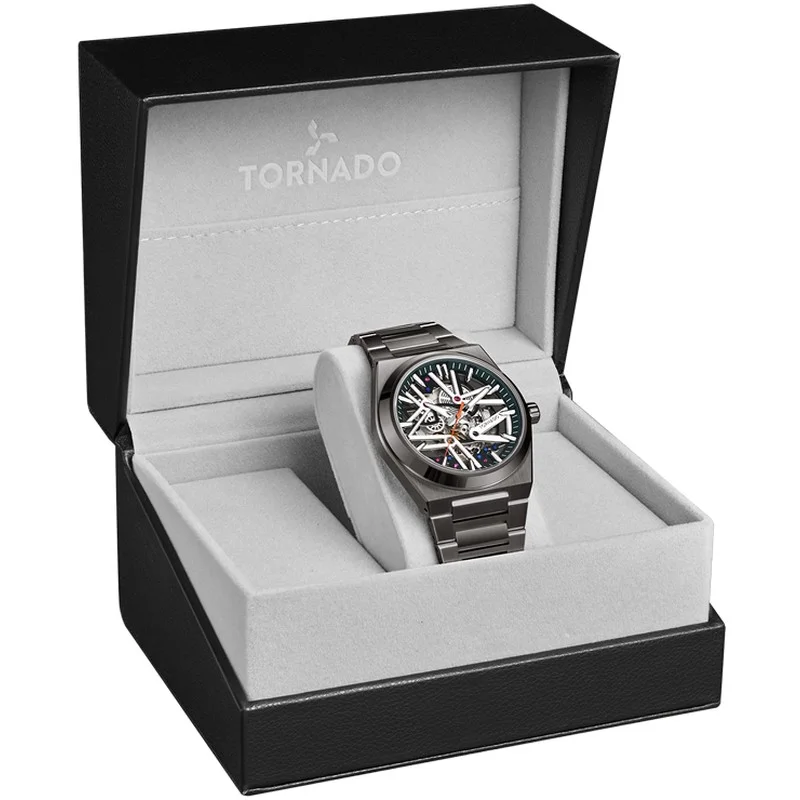 TORNADO Men's Metal Automatic Watch T24301-XBXH - 43 mm