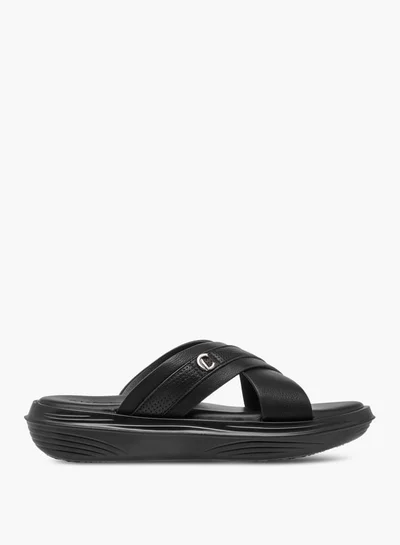 Le Confort Men's Textured Slip-On Sandals